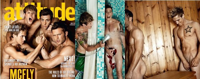 McFly desnudos en Attitude