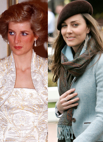 Kate Middleton y Diana de Gales