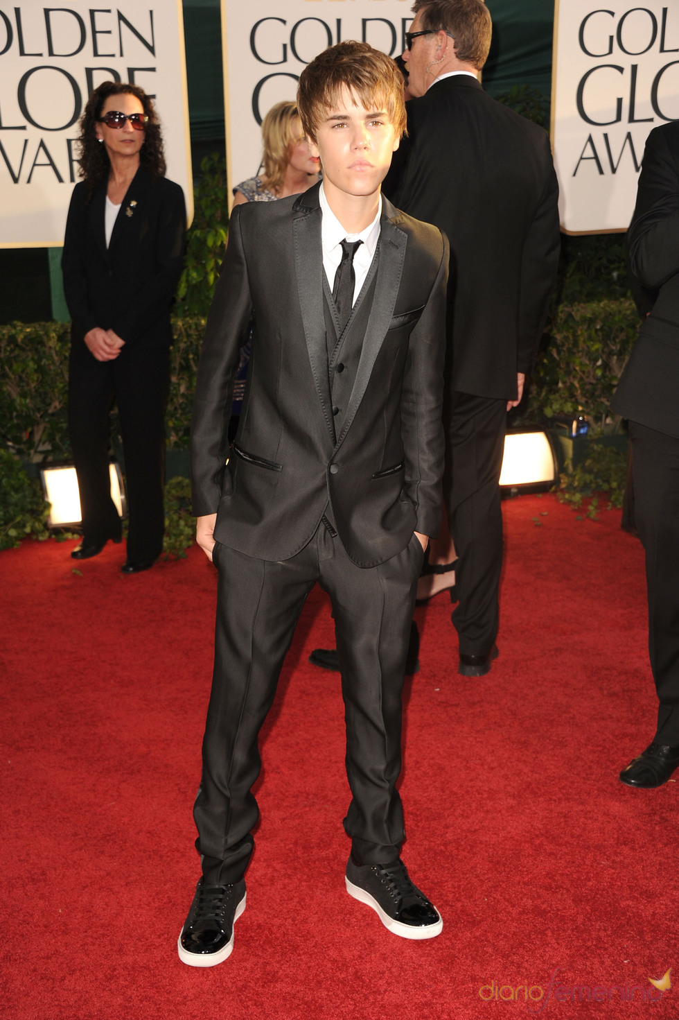 Justin Bieber en los Globos de Oro 2011