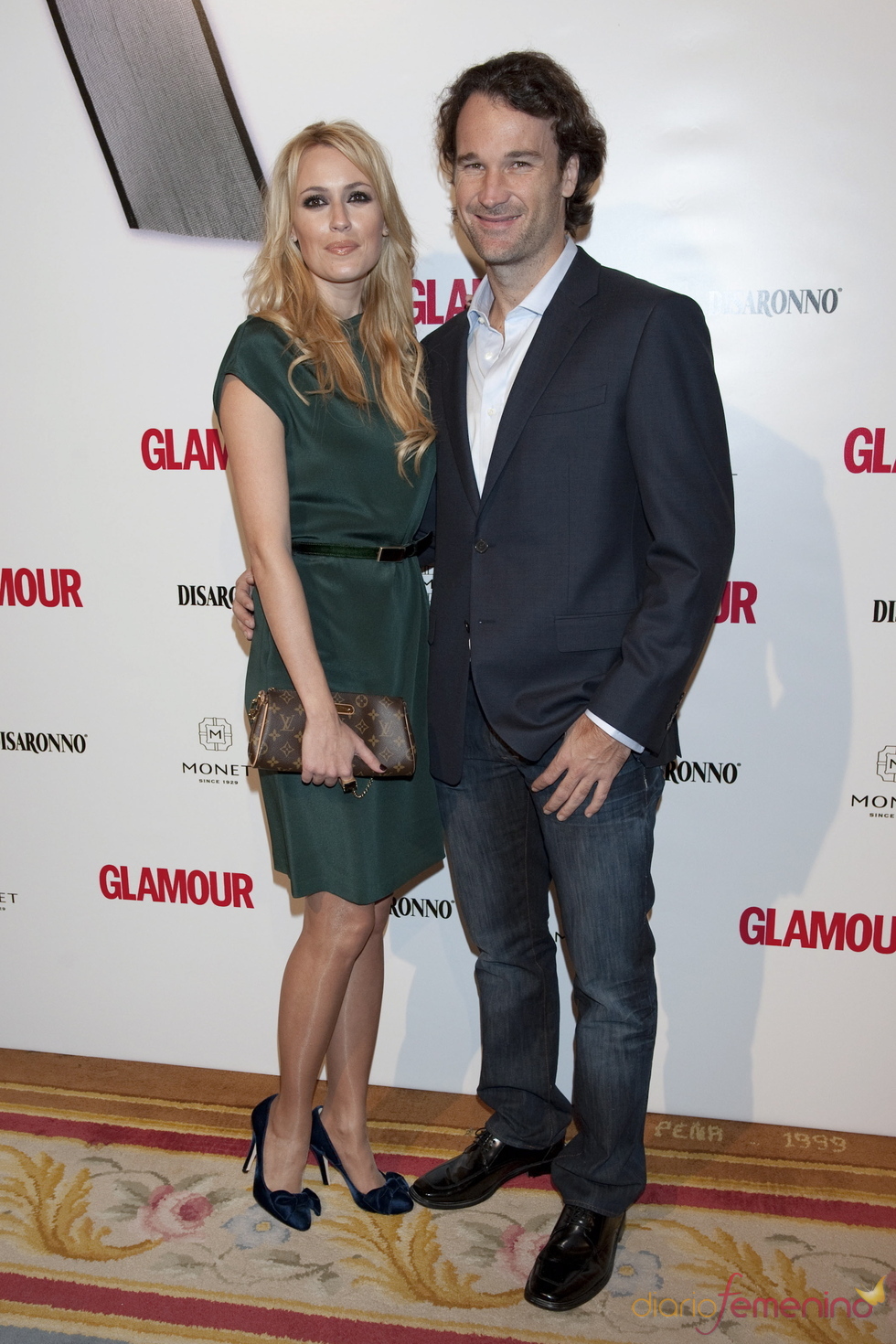 Carolina Cerezuela y Carlos Moyá en los Premios Top Glamour 2010