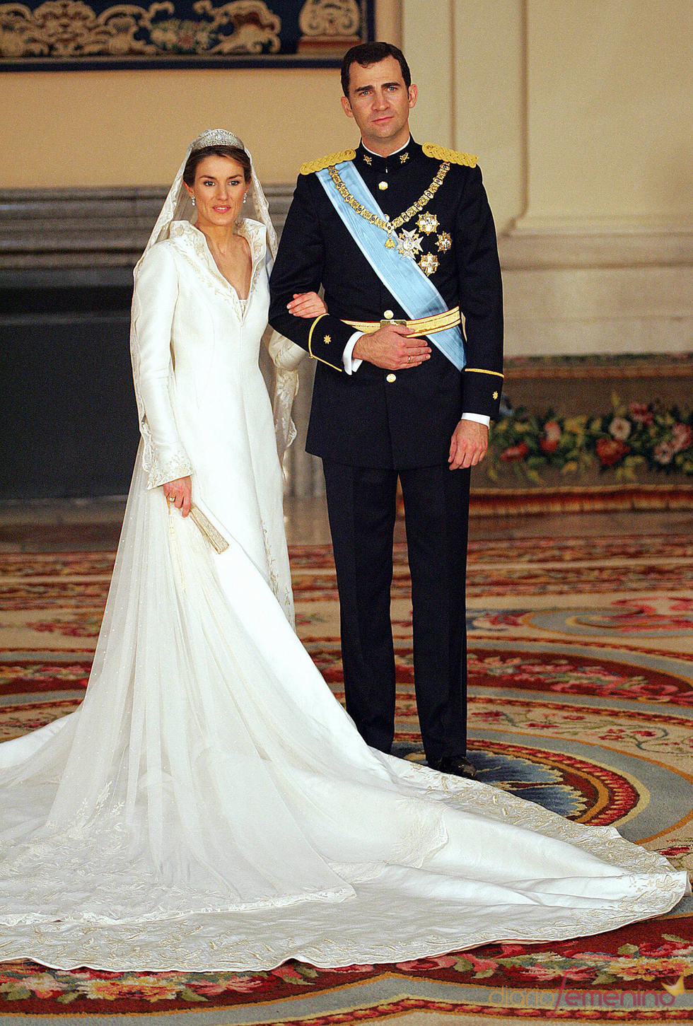 Foto oficial de la boda del Príncipe Felipe y Letizia Ortiz